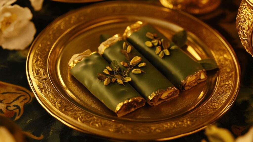 Finished Dubai Pistachio Chocolate Bars