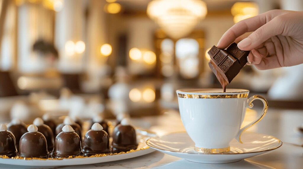 Savoring Dubai Chocolate with Arabic Coffee