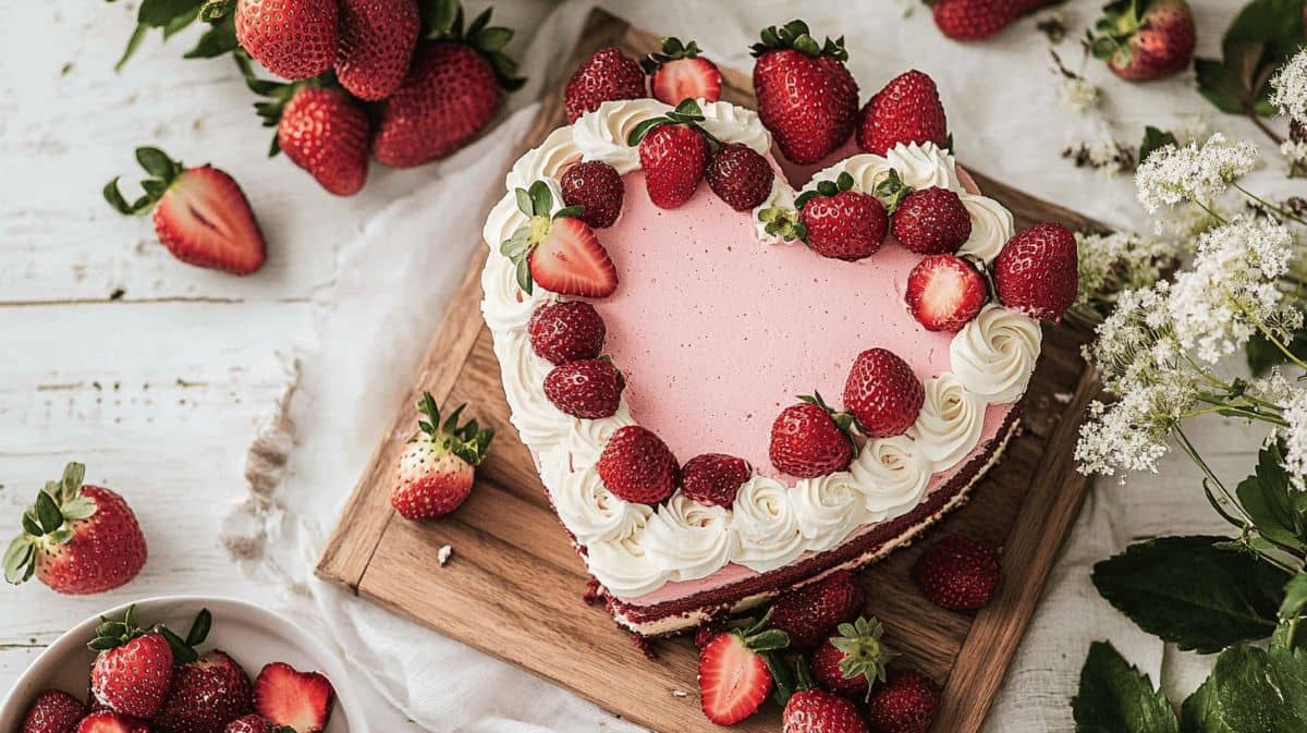Heart Cake Without A Special Pan